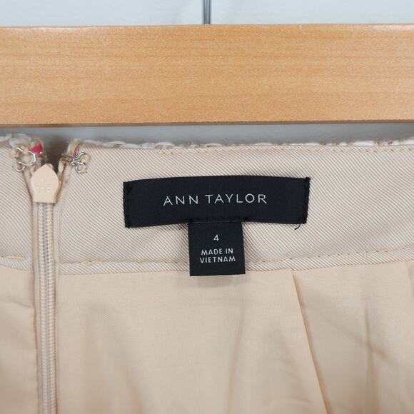 Ann Taylor Shimmer Fringe Tween Multicolor Skirt Size 4 - Picture 4 of 8